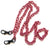 Hot Pink Chunky Mask Chain, lightweight anodized aluminum mask leash