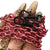 Hot Pink Chunky Mask Chain, lightweight anodized aluminum mask leash