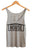 HOUSE Text Print Black on Athletic Heather Women's Tank Top, Well Done Goods
