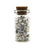Assorted Tumbled Crystal Chips in Small Glass Bottle