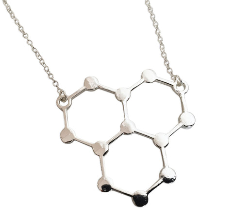 Ice Molecule Pendant Necklace