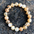 Golden Healer Quartz, Hematoid Quartz Stone Bead Mala Bracelet, 10mm