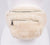 ivory fuzzy fanny pack