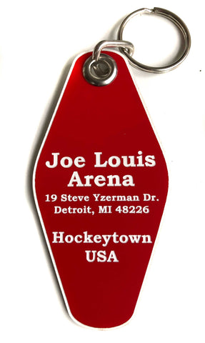 Joe Louis Arena, Motel Style Keychain