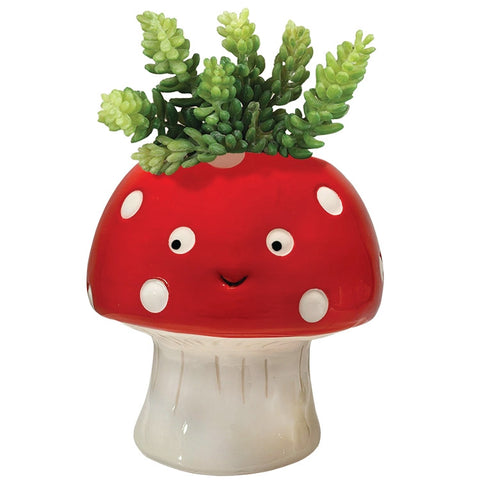 Cute Kawaii Mushroom Planter