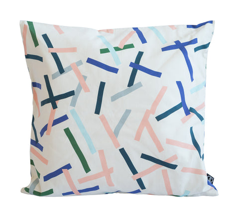 Kitty Bunny Pony Confetti Pillow Cushion, Well Done Goods