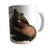 Koi Fish Print Mug, Brown Koi Natural History Coffee Cup, Well Done Goods