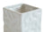 Liquified Cube Planter, White Ceramic Vase, Well Done Goods