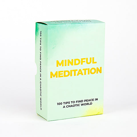 Mindful Meditation Cards - 100 Tips to Find Peace in a Chaotic World