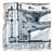 Capitol Theatre Detroit 1921 Blueprint Pocket Square, Cream