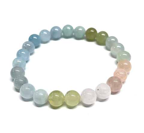 Mixed Beryl Mala Bracelet