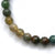 Moss Agate Stone Bead Mala Stretch Bracelet
