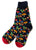 Mushroom Men's Socks. 70s Inspired 'Shrooms. Well Done Goods