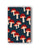 Mushrooms Classic Layflat Notebook, choose navy or peach. by Denik