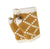 Mustard Argyle Fingerless Gloves, Diamond Print Women's Gloves