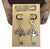 Axon & Dendrite, Silver Neuron Nerve Cell Dangle Earrings, Well Done Goods