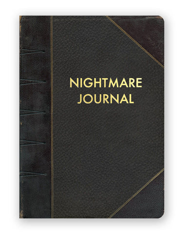 Nightmare Journal. Gold foil stamped Journal, by The Mincing Mockingbird