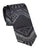 Old Tiger Stadium Blueprint Necktie, Ivory-Cream on Black Tie, Well Done Goods