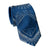 Old Tiger Stadium Blueprint Necktie, Ivory-Cream on French Blue Tie, Well Done Goods
