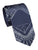 Old Tiger Stadium Blueprint Necktie, Ivory-Cream on Navy Blue Tie, Well Done Goods