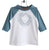 Old Tiger Stadium, Navin Field Blueprint Raglan Toddler T-Shirt, Well Done Goods