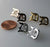 Old English D Stud Earrings, Detroit Old English Script