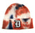 Detroit Old English D Patch Tie Dye Beanie Cap - Orange, Fuchsia or Turquoise