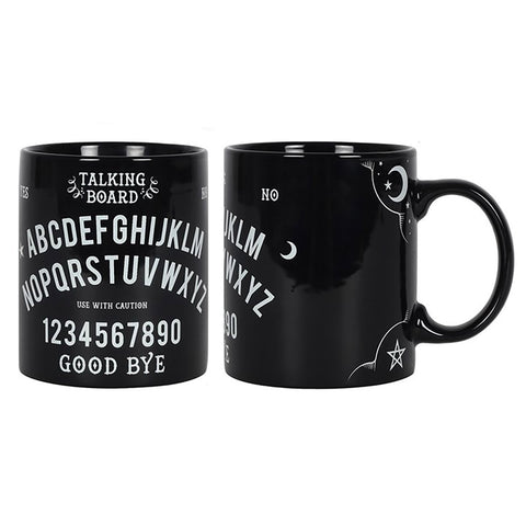 Talking Board Mug, Ouija Board Inspired Coffee Cup