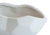 White Oval Prism Vase, Well Done Goods
