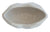 Oval Prism Vase, White Flower Planter, Well Done Goods