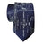 Detroit Packard Plant Blueprint Necktie, Detroit History Tie, by Cyberoptix