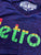Peak Detroit, LED Audio Level Meter T-Shirt, Berry Burnout Wash - Limited Edition!