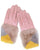 Colorblock Fur Trimmed gloves, Faux Fur Women's Gloves