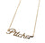 Pitcher Script Necklace, Gold. Baseball Theme Pendant. Well Done Goods