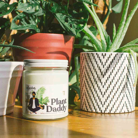 Plant Daddy Soy Wax Candle, by Cellar Door Bath Supply Co