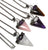 Polished Gemstone Triangle Pendant Necklaces: Amethyst, Rose Quartz, Tiger's Eye, Clear Quartz