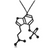 Mushrooms Molecule Pendant Necklace