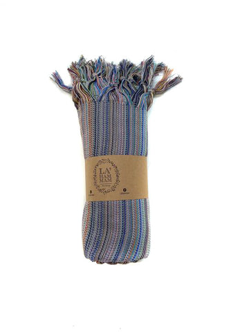 La'Hammam: Pure Cotton Peshtemal Turkish Beach Towel | Rainbow