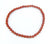 Red Jasper Stone Bead Mala Stretch Bracelet