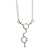 Resveratrol Molecule Necklace, Silver. Wine Lover Pendant, Well Done Goods