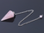 Rose Quartz Crystal Pendulum Pyramid at Well Done Goods