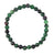 Ruby in Zoistite Mala Bracelet, Stone Bead Stretch Bracelets