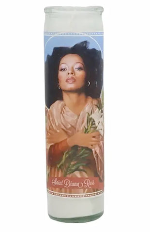 Diana Ross Prayer Candle. Celebrity Saint Prayer Candle, by Mose Mary & Me
