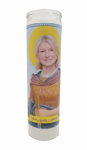Martha Stewart Prayer Candle. Celebrity Saint Prayer Candle, by Mose Mary & Me