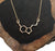 Serotonin Molecule Necklace, medium pendant