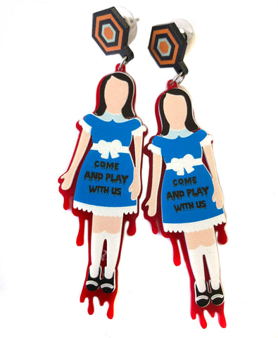 Creepy Shining Twins Earrings