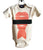 Shrimp Sushi Baby Onesie, unbleached organic cotton, by Well Done Goods by Cyberoptix