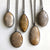 Agatized Coral Pendants, Medium Oval