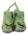 Tiger Solid Color Wool Booties, Light Green w/ Spots and Suede Bottom Booties, Well Done Goods