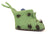 Tiger Solid Color Wool Booties, Light Green Baby Booties, Well Done Goods